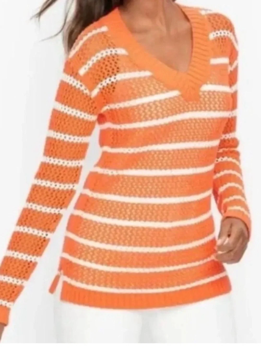 Talbots Open Knit Sweater